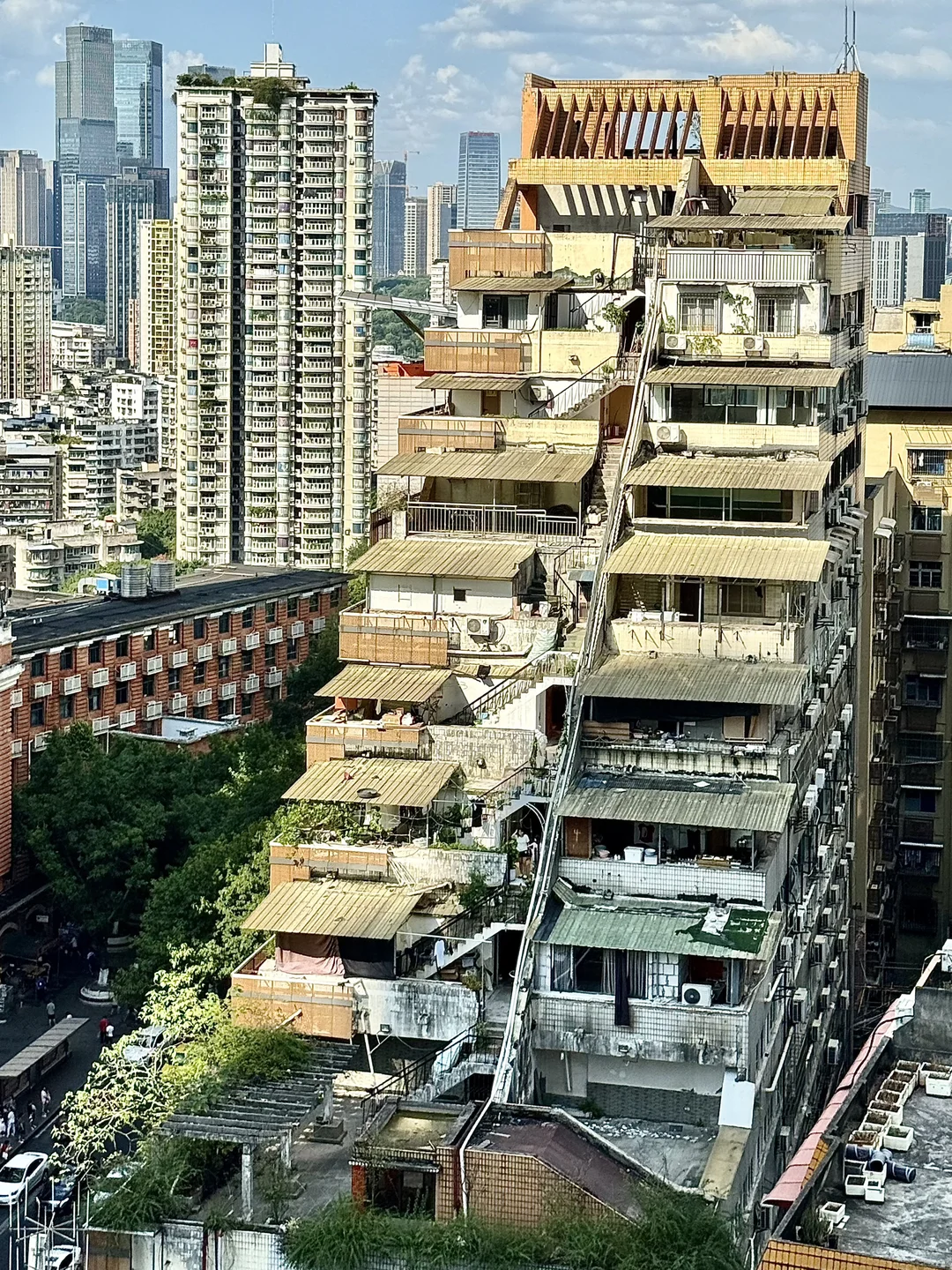 Photo of Chongqing residential building.